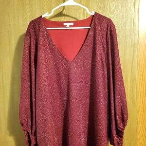 Sparkly top Maurices size 3